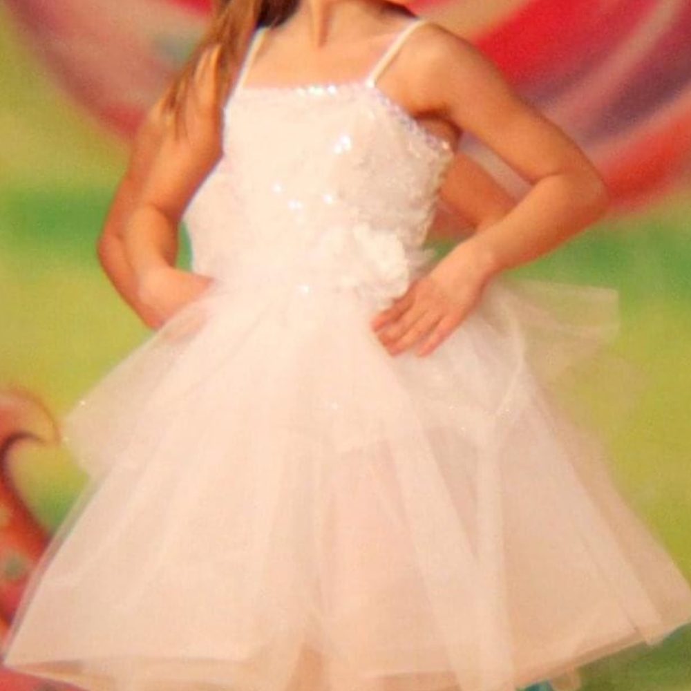 Child's Ballerina or white fairy Halloween costume (ballet) white